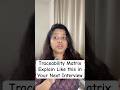 What Is a Requirements Traceability Matrix — RTM Explained for Manual Testing Interviews