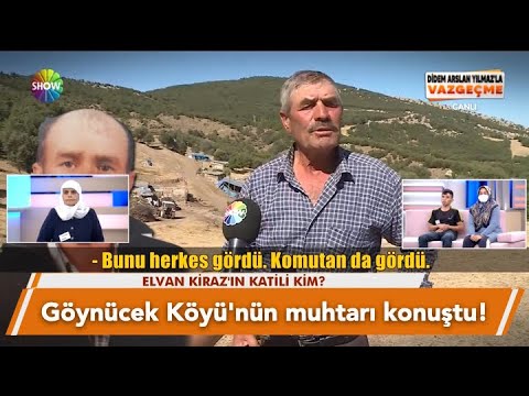 Göynücek Köyü'nün muhtarı konuştu!