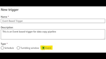 Create Event based trigger for a pipeline | Azure data Factory