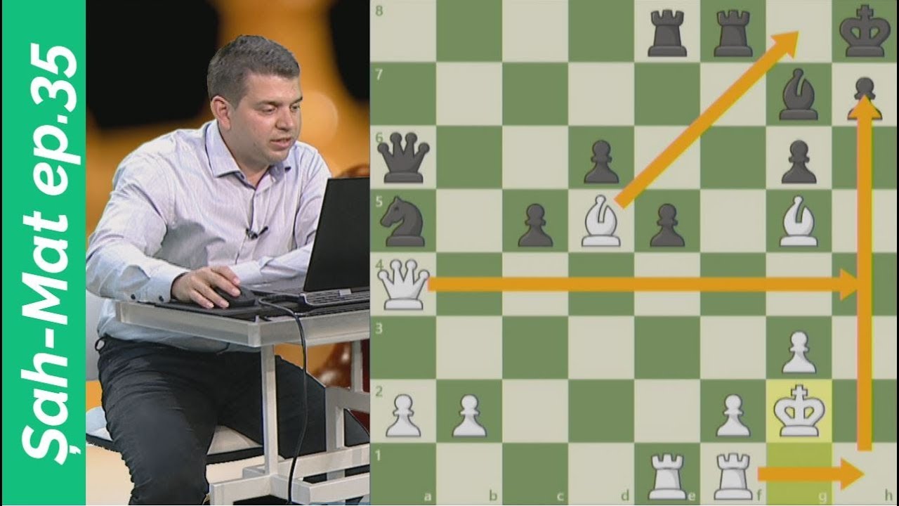 Șah-Mat la TVR 1, ep.35: Szabo Gergely | Forța perechii de nebuni în atac