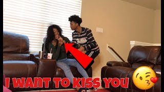 I Want To Kiss You Prank On Nique Ft King