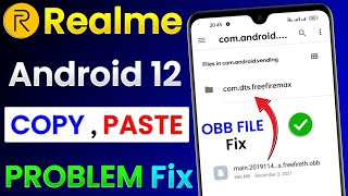 OBB File Not Showing In Realme Mobile Android 12 | Realme Phone OBB File Copy Paste Problem