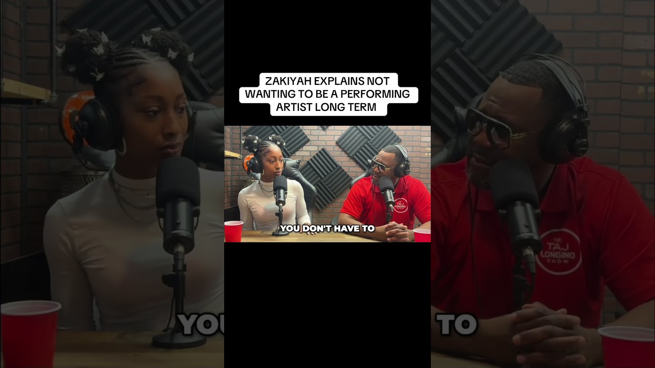 Zakiyah on Why She Won’t Be a Performing Artist Forever | The Taj Longino Show