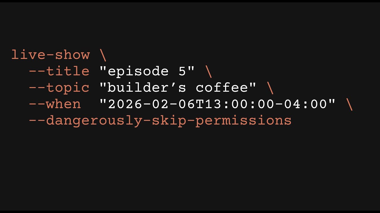 Episode 5: Builder's coffee