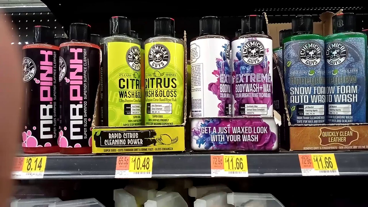 Chemical guys products at walmart YouTube