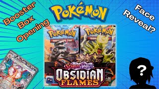 Pokemon Scarlet &amp; Violet Obsidian Flames Booster Box Opening + Face Reveal!