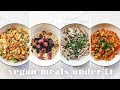 5 VEGAN MEALS UNDER £1($1.50) | Budget-friendly Recipes for Students