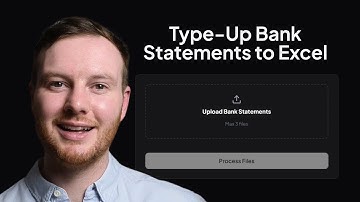 Instantly Type-Up Banks Statements into Excel using AI