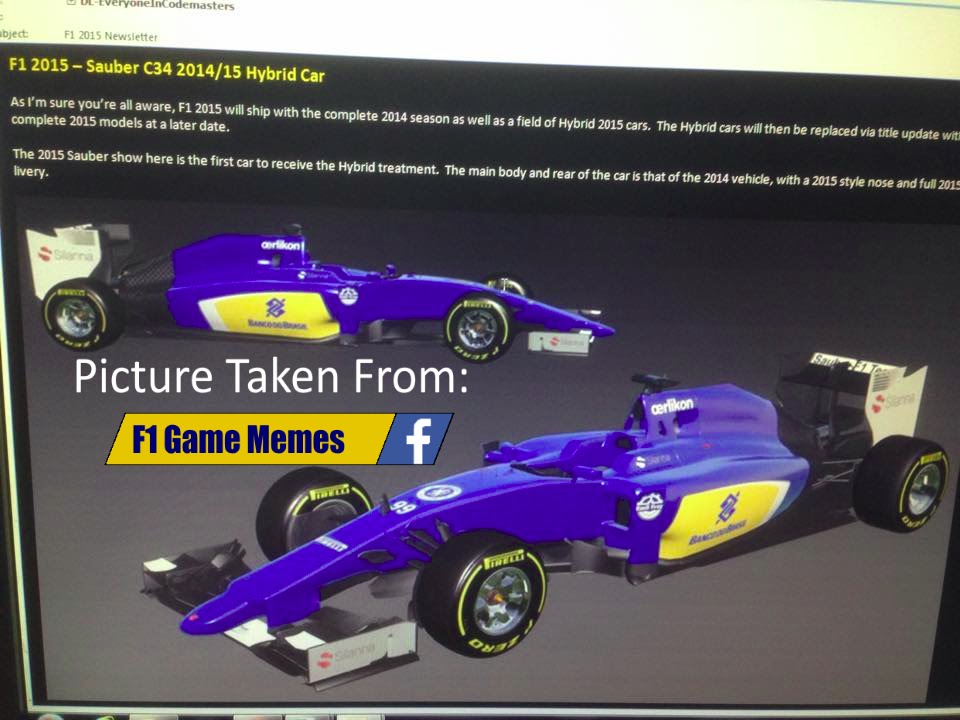 F1 2015 game leaked screenshots impressions