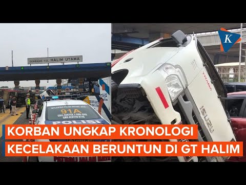 Korban Ungkap Kronologi Kecelakaan Beruntun di GT Halim Utama, Truk Merah Biang Kerok