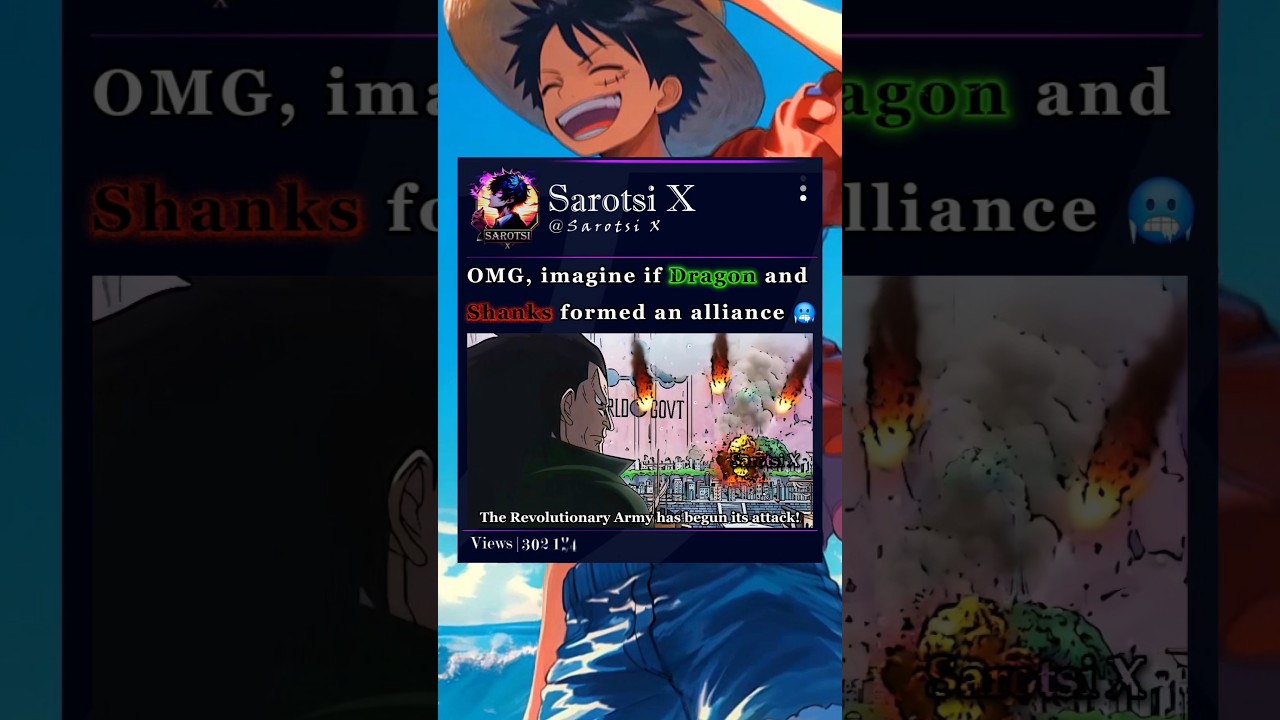 The alliance between Dragon and Shanks🔥 