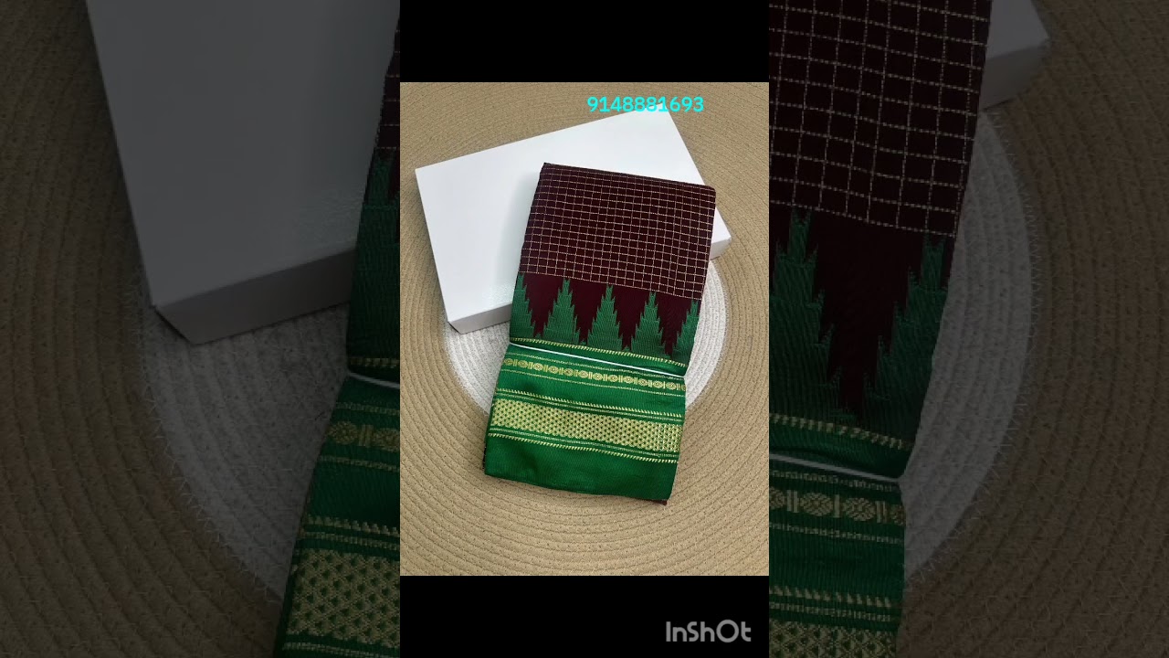 Most Popular trending Ilkal Jari stripes, and Bindu butta ,checks,temple border sarees -26/price2996