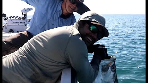 Tarpon Off The Beach w/ John Ritchey & Capt. Sam S...