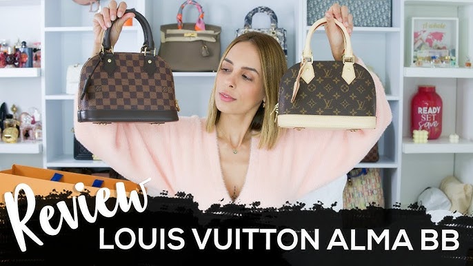 Today is a very special day because I just got my first designer bag – Louis  Vuitton Alma BB in classic monogram 🧡 what makes it so special because I  used to