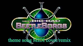 Big Bad Beetleborgs theme song Rock Orchestra MIDI cover/remix