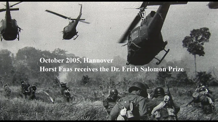 Vietnam War Photographer Horst Faas, Erich Salomon Preis/Award 2005.