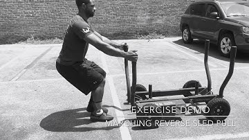 Marching Reverse Sled Drag Demo