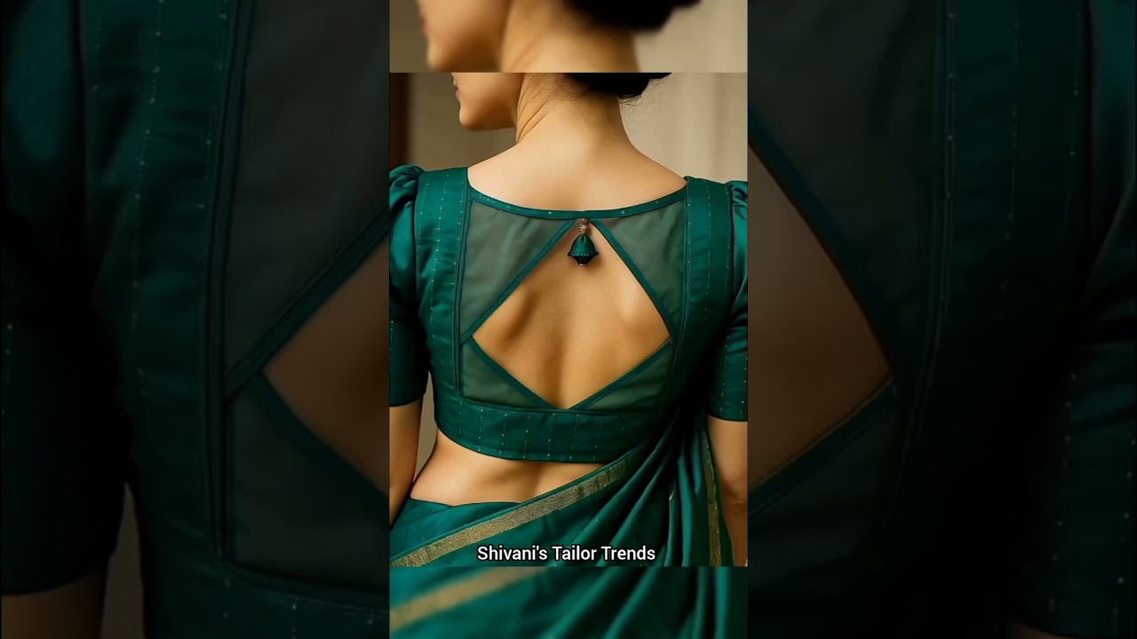 "🔥Latest Back Blouse Design for Girls 2025💃 | Super Stylish & Trendy Look✨ | Must Try!😍"