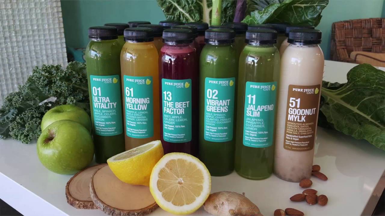 Cleanse with Pure Juice Cafe YouTube