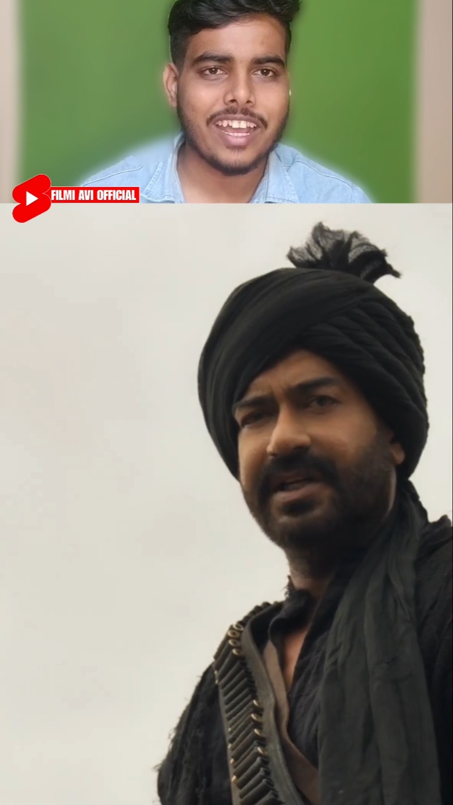 Azaad Official Trailer- Reaction Video | Ajay Devgn Powerful Dialogue | #shorts #remix