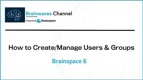 How to Create and Manager Users Groups