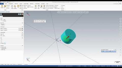 Mastercam in A minute Primitive Cylinder Surface
