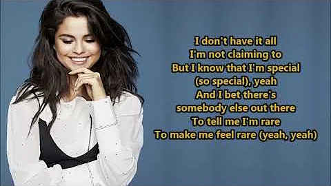 Selena Gomez- Rare (Lyrics) {HeyLyrics}