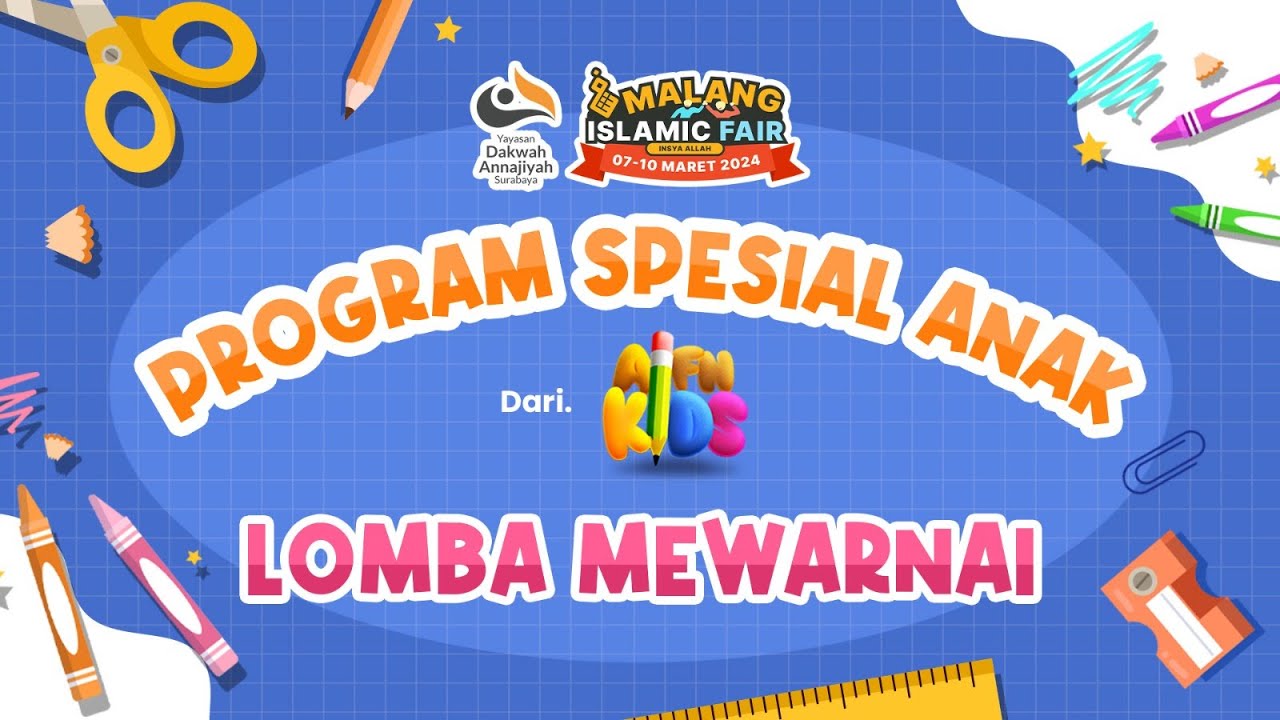 ⁣Program Spesial Anak | Lomba Mewarnai Anak - Malang Islamic Fair 2024