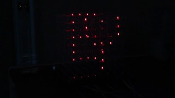 8x8x8 LED Cube - Flying Text