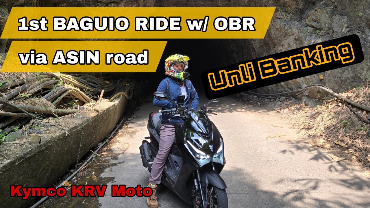 Kymco KRV MOTO First Uphill Ride with Backride / Baguio Ride via Asin Road.