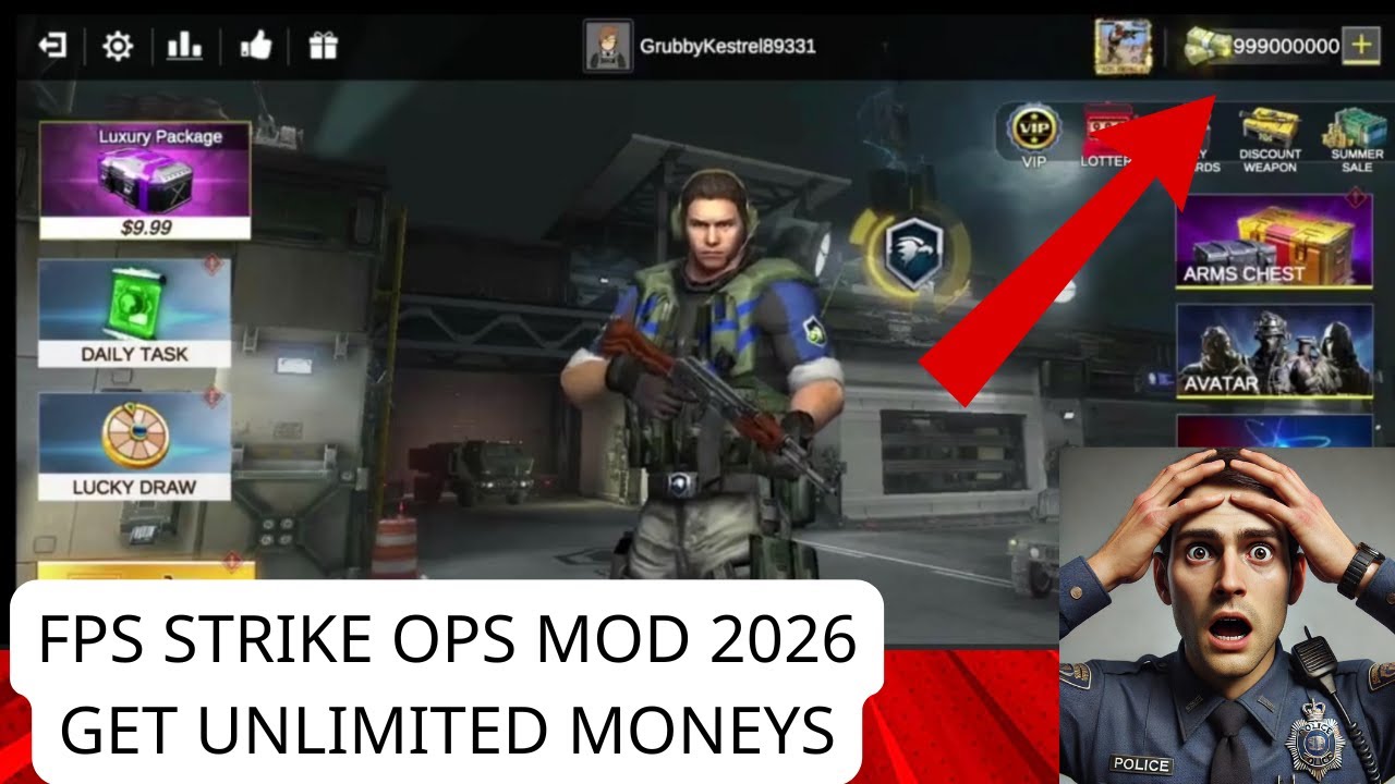 FPS Strike Ops MOD MENU - GET UNLIMITED MONEYS 2025 ON IOS/ANDROID (NEW 2026)