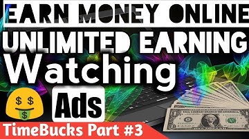 Timebucks tutorial Part 3 | How to earn money by watching ads | Deshtech