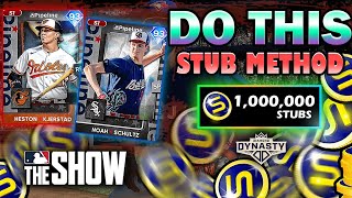 HOW TO MAKE STUBS FAST & EASY IN MLB THE SHOW 24 (EASY METHOD!) DIAMOND DYNASTY