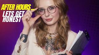 ASMR Your Therapist Gets Too Personal After Hours