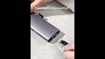 Baseus USB C HUB Type C to HDMI-compatible USB 3.0 Adapter 8 in 1 Type C HUB Dock USB C Splitter