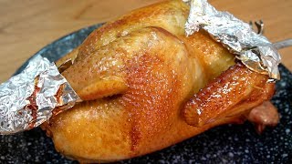 Detailed tutorial of homemade crispy roast chicken, [I am Ma Xiaohuai]