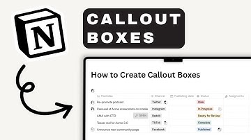 How to Create Callout Boxes in Notion | Notion Tutorial (2025)