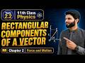 Rectangular Components of a Vector | Class 11 Physics | Chapter 2: Force and Motion