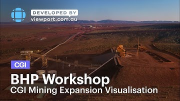 BHP SOUTH FLANK - Workshop Orbit Drone Footage