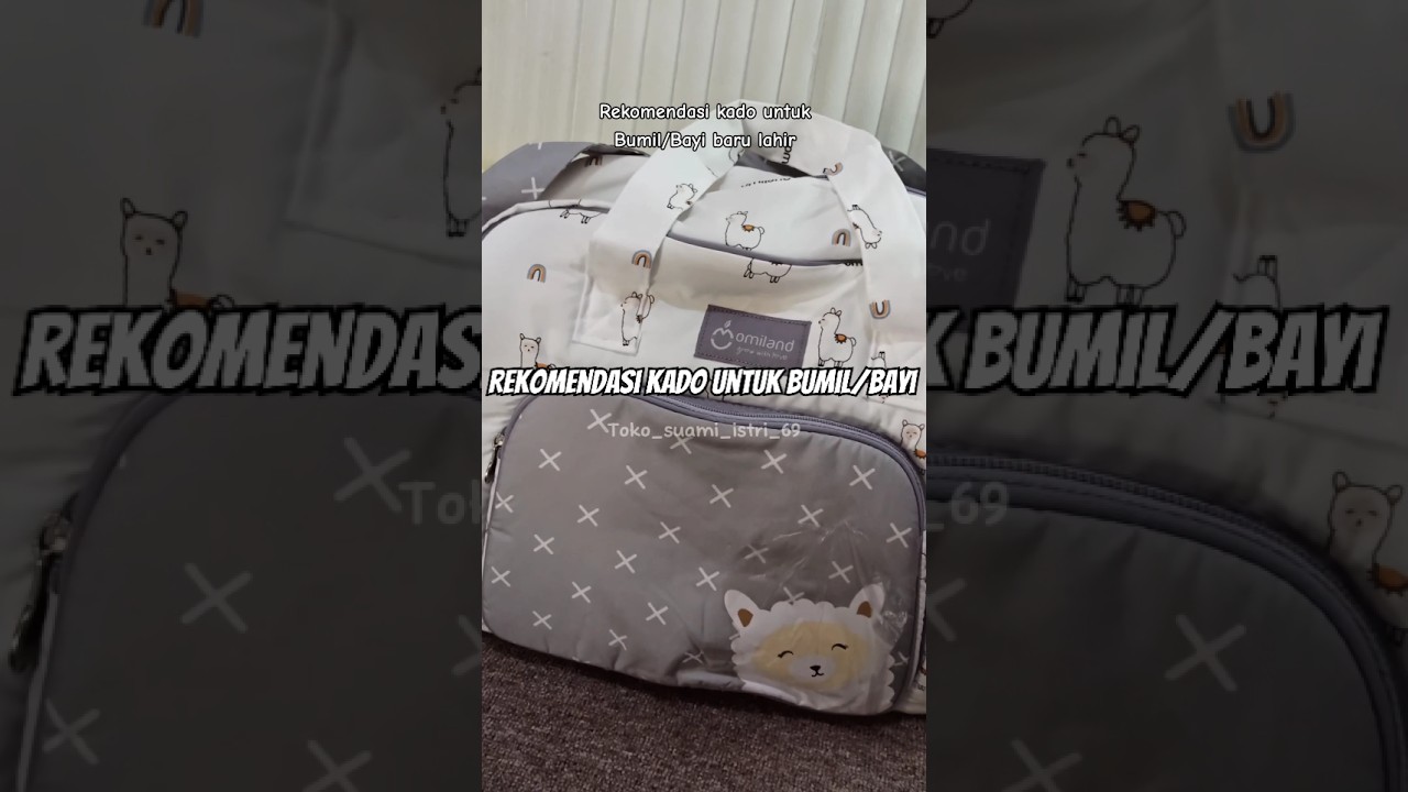 Cocok untuk kado atau bumil yang sedang cari tas bayi 