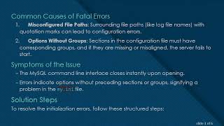 Resolving MySQL 8.0 Initialization Errors