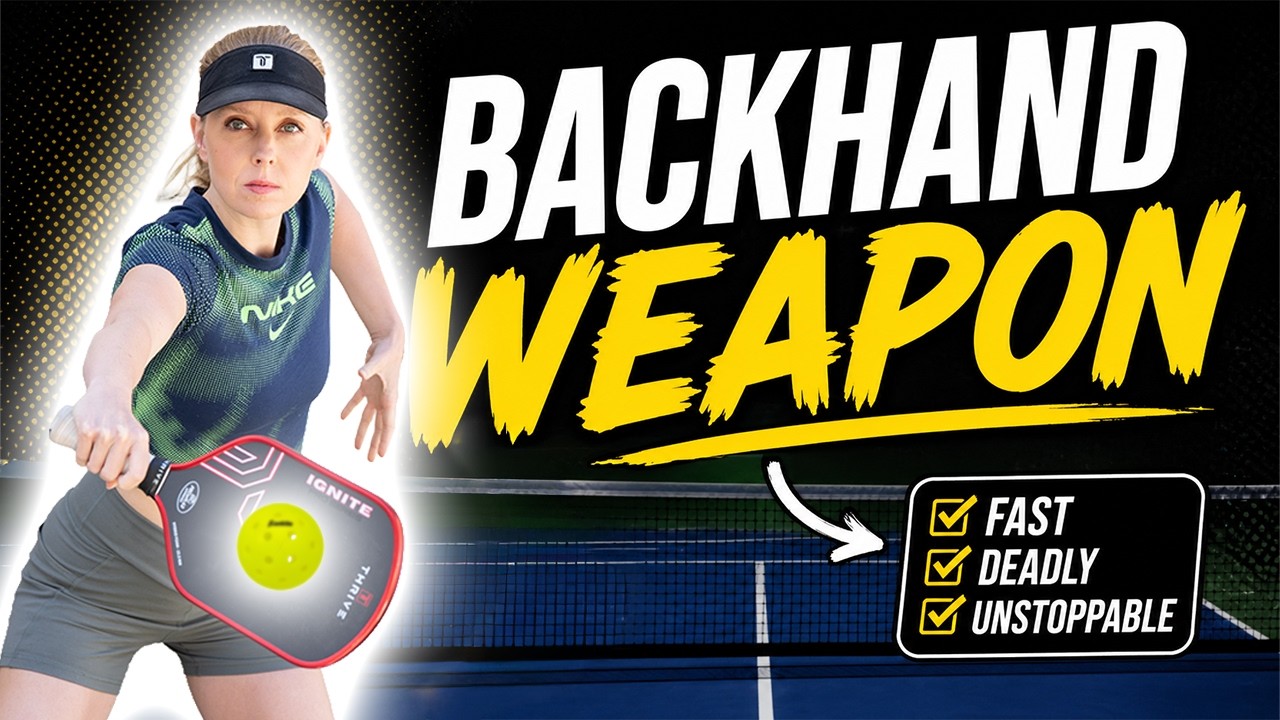 Master the Backhand Punch Volley and Attack at the Kitchen
