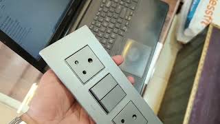 Gm G Nine G3 Pure Matlik Grey Plate Available At Raj Electricals Latur