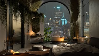 Cityscape Serenade | A Night in a Cozy New York Apartment - Background Instrumental to Relax by Cozy Bedroom 126,852 views 2 years ago 3 hours, 27 minutes