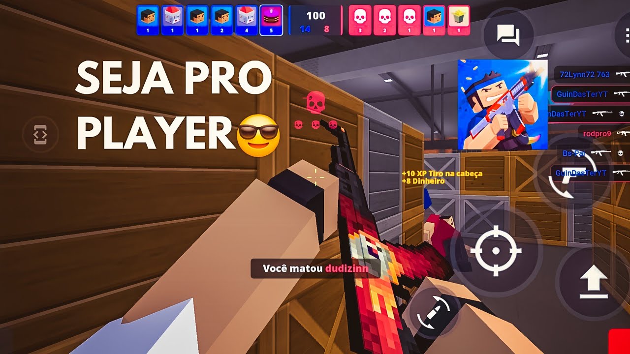 o Melhor HUD e SENSIBILIDADE para jogar Block Strike *seja pro player*