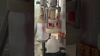 Negative pressure filler machine rotary type for fruit wine #machine #cleanerfillingmachine #factory