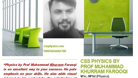 Moment of Inertia Lecture 7 CSS Physics MK Farooqi