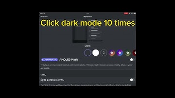 How to get obsidian mode on discord!