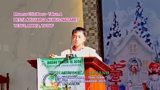 Download Lagu Mazmur Pesta Keluarga Kudus Nazaret - Ignatius Eza Alfiano - Stasi Subik MP3