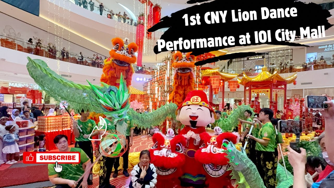 First Acrobatic Lion Dance For CNY 2026 @ IOI City Mall Putrajaya. It Was Great. 